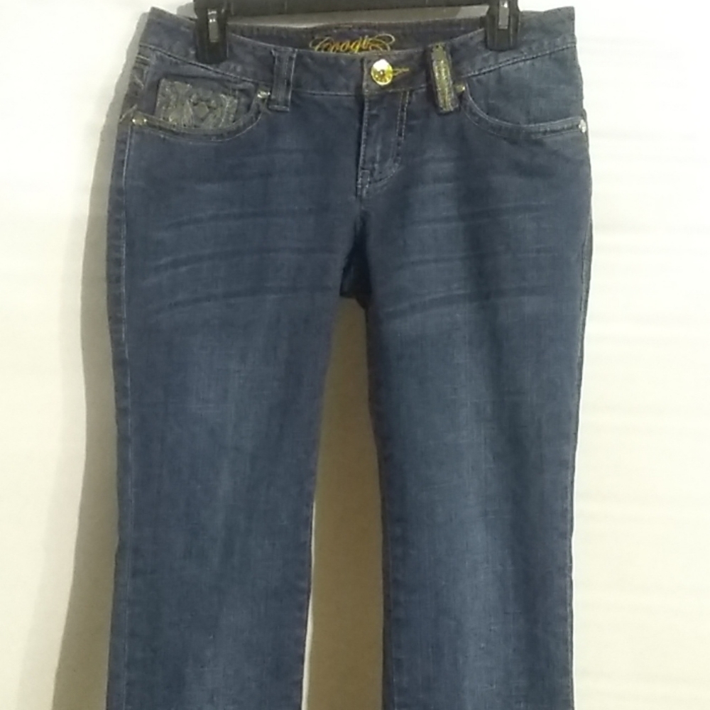 Coogi Embellished Jeans Size 7/8 READ - Picture 3 of 8